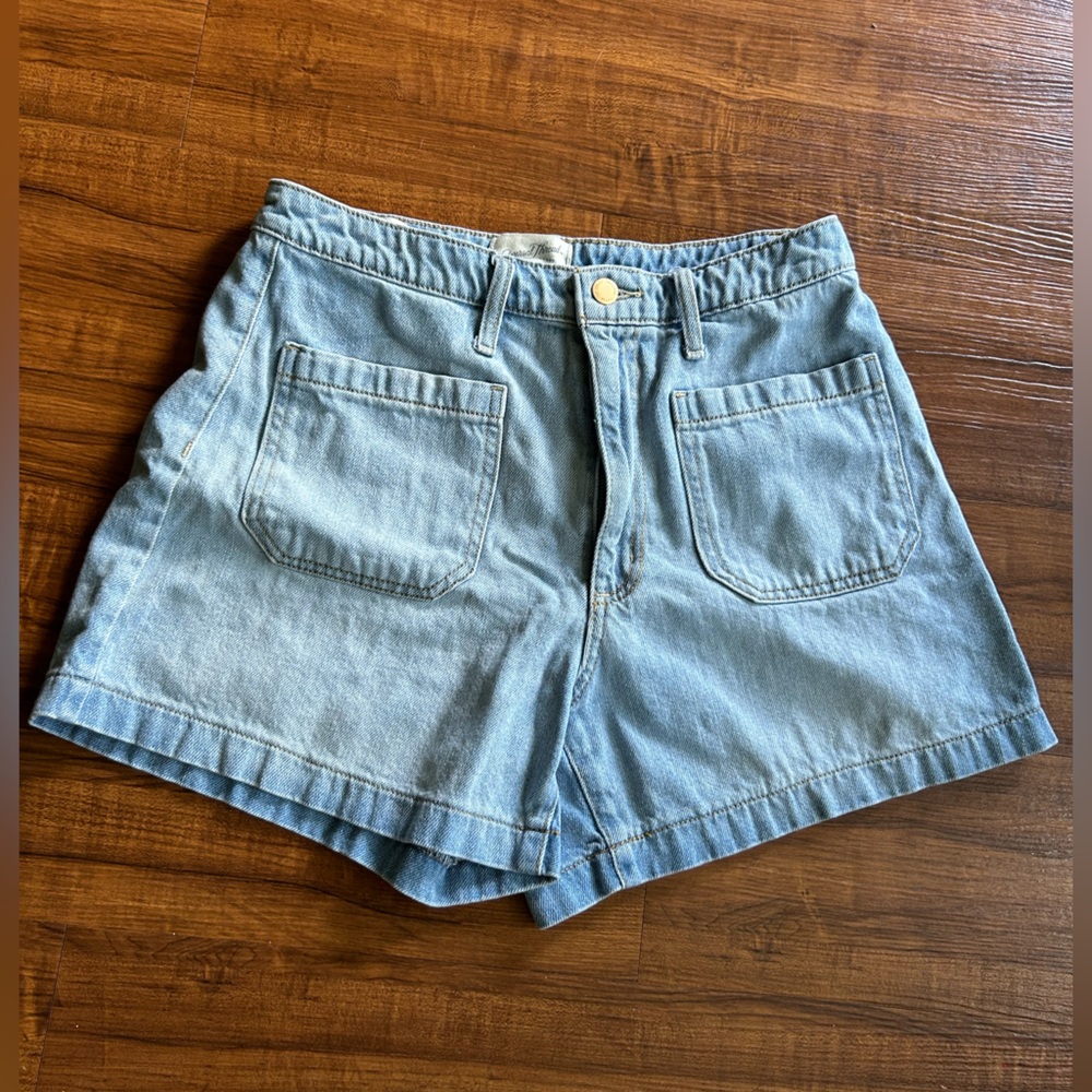 Universal Thread Highest Rise A-Line Denim Shorts Size 8